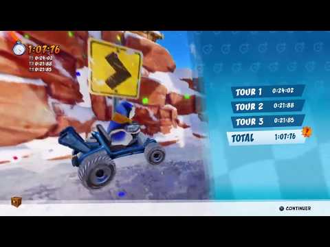 [CTR:NF] Blizzard Bluff - 1:07.76 (Former World Record)