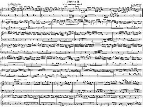 [LESCSINSZKY Áron, 15yo boy, 2x{SCORE LIVE}] Bach: II.Partita in c - 1.Sinfonia