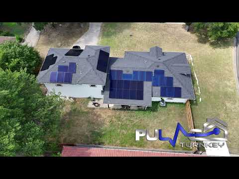 Residential Installation - Drone Footage