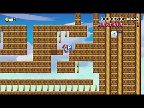 P-run and P-maze(with key coins) by Toy Freddy - Super Mario Maker - No Commentary 1bk