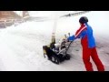 Снегоуборщик бензиновый Huter SGC 8100C - видео №1