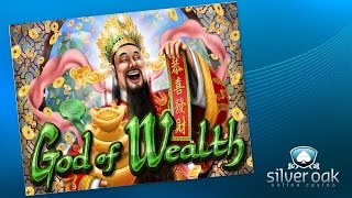 Watch God of Wealth Video from Silver Oak Casino