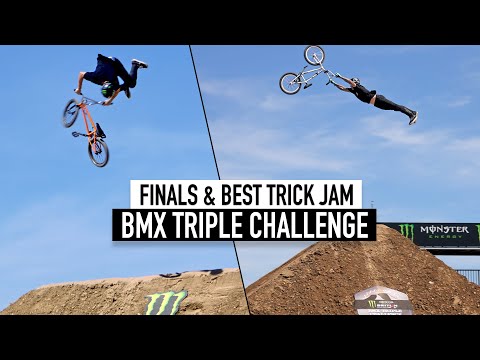 FINALS & BEST TRICK JAM! BMX TRIPLE CHALLENGE - SILVERSTONE UK 2022