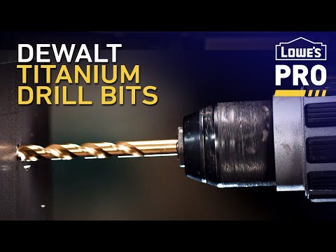 DeWalt Titanium Drill Bits | Lowe's Pro Products