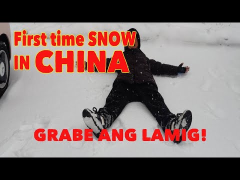Nashock Ako Sa Lakas Ng Snow Sa Tianjin!