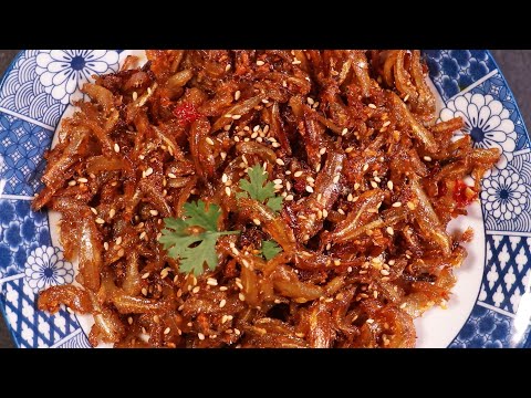 Cách làm Khô Cá Cơm Rim Mặn Ngọt làm mồi nhâm nhi hoặc ăn cơm tuyệt ngon