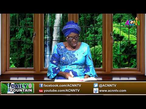 DAILY FOUNTAIN DEVOTIONAL OF MAY 24, 2020 - LADY(EVANG.) CHINWE CHINWUBA