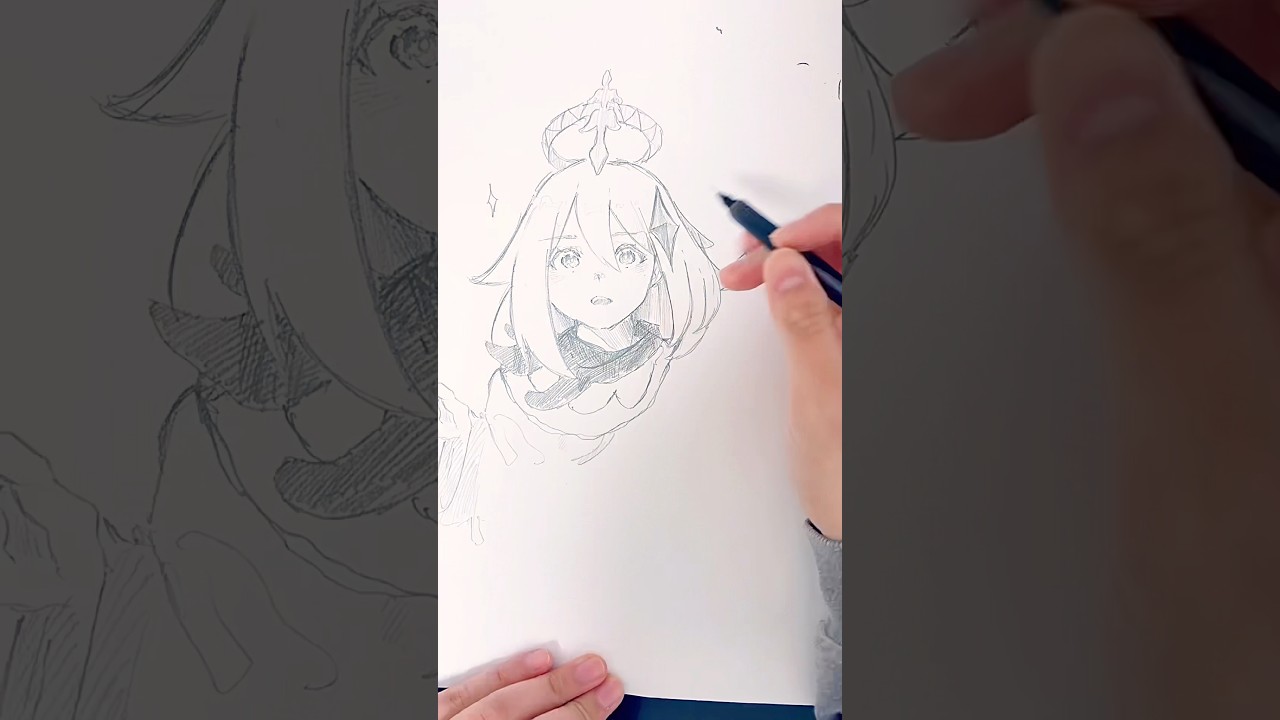 ひさびさアナログイラストメイキング