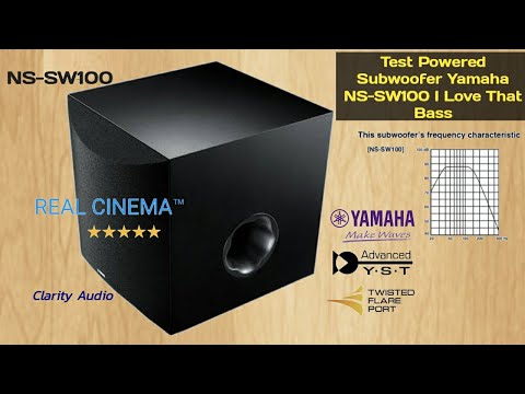 Sw 100 Yamaha  Active Sub Woofer