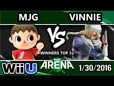 PAX South Arena - MJG (Villager) Vs. iQHQ | Vinnie (Sheik) SSB4 Top 32 - Smash Wii U - Smash 4