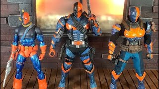 Mix Max Studios Stab of Hades (not) Deathstroke action figure mod, comparison, &amp; channel update!