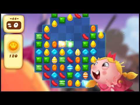 Candy Crush Tales Level 44 - NO BOOSTERS + FULL STORY + NO ADS 📖 | SKILLGAMING ✔️