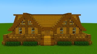 Minecraft - How to build a Classic Spruce House