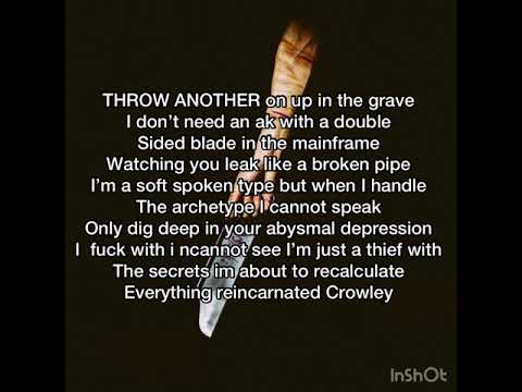 POUYA x GHOSTEMANE - 1000 ROUNDS/LYRICS