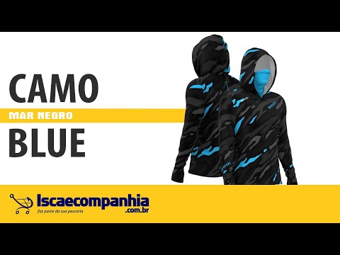Vídeo Camiseta Mar Negro 30200 X-Protection 360 Sublimada - Camo Blue