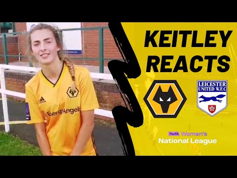 ALICE KEITLEY REACTS | WOLVES WOMEN 8-0 LEICESTER UNITED