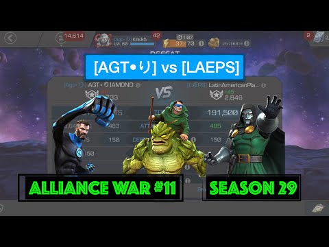 MCOC - [AGT•り] vs [LAEPS] Alliance War#11 - Season 29