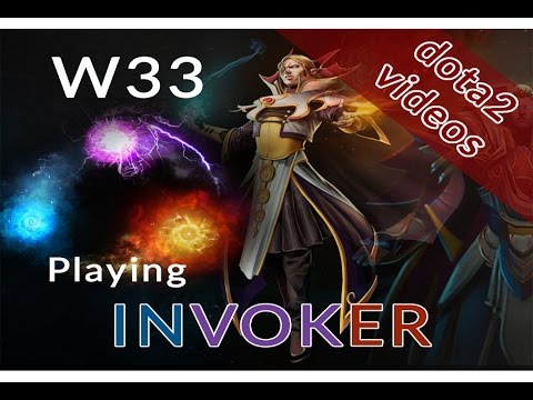 w33 Quas Wex Ganking Invoker Dota 2