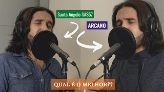 Video thumbnail for Microfone Santo Angelo SAS57 vs ARCANO Renius 7 | TESTE | REVIEW by Jeferson Basso