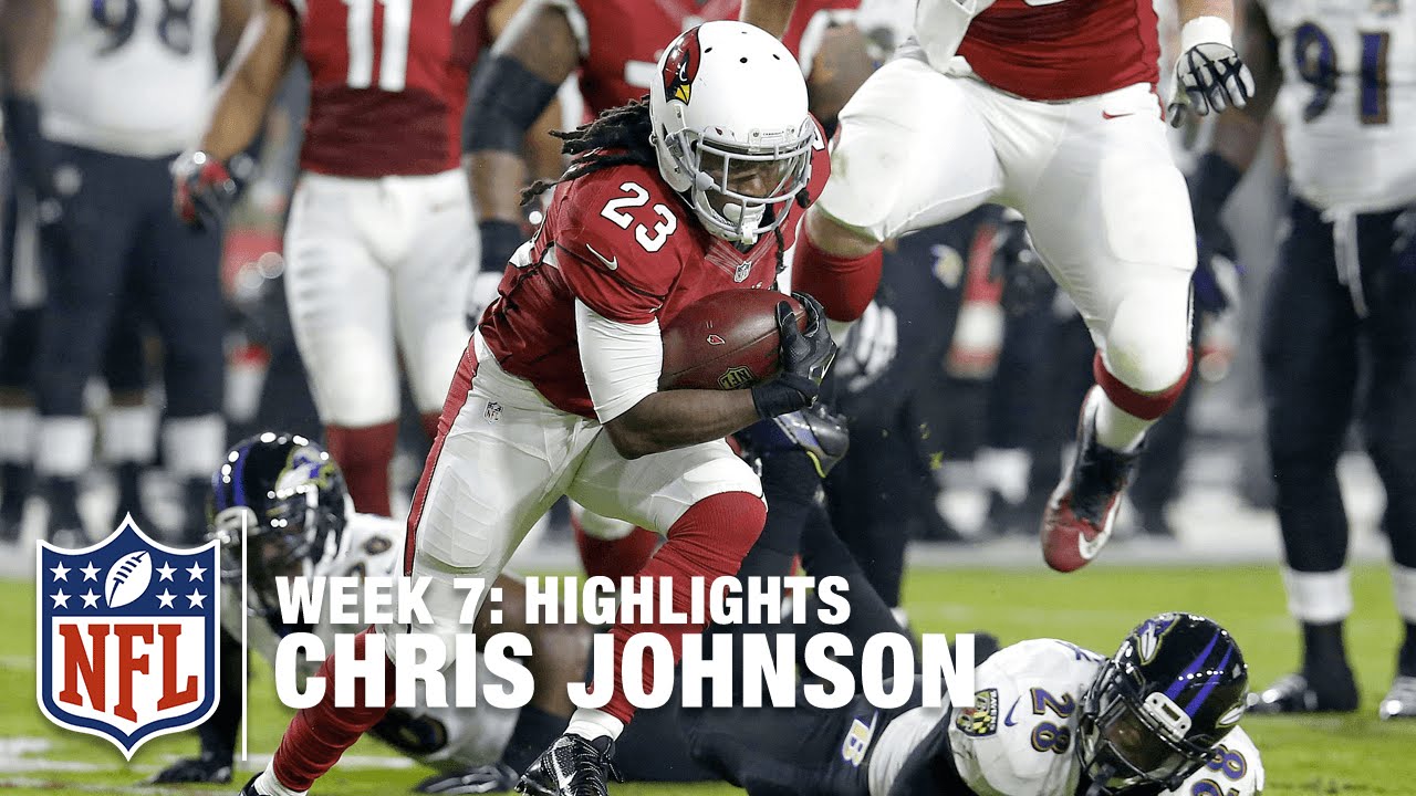Chris Johnson Highlights (Week 7) | Ravens vs. Cardinals | NFL