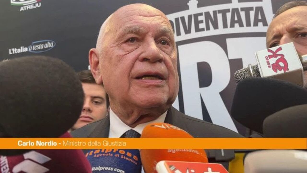 Nordio "Riforma giustizia che stiamo portando avanti voluta già da Vassalli"