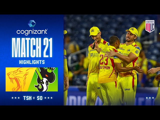 Cognizant Major League Cricket Game 21 Highlights | Texas Super Kings Vs. Seattle Orcas