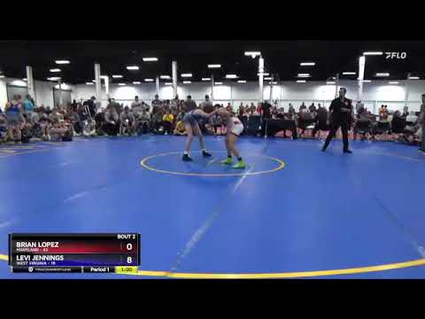 110 Lbs Round 1 (8 Team) - Brian Lopez, Maryland Vs Levi Jennings, West Virginia 4dfe