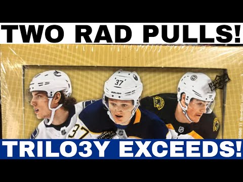 Two RAD pulls from this box of 2018-19 Upper  Deck Trilogy Hockey!