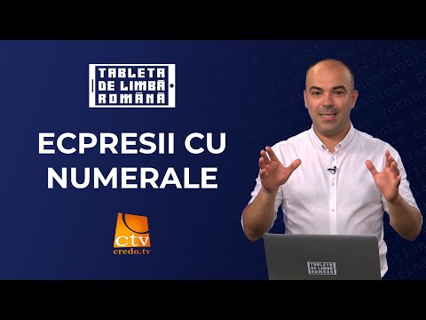 48. Tableta de limbă română - Expresii cu numerale