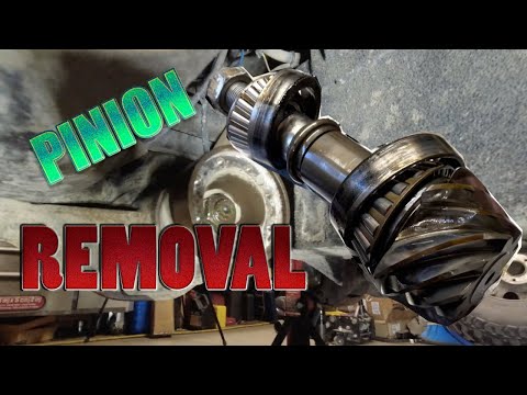 How to Remove Pinion Flange and Pinion D44 Jeep JKU