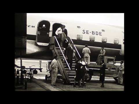 Scandinavian Airlines DC 6 registered SE-BDE from the 1950s, F485