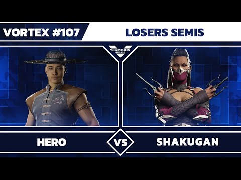 [Vortex #107] BBM | HERO (Lao) vs Shakugan (Mileena) - Losers Semis - Mortal Kombat 1