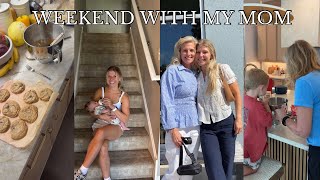 VLOG: my mom is here!!!, pumpkin protein balls, Anthropologie haul + family time 