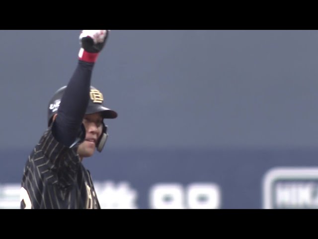 【2回裏】上手くすくい上げた!! バファローズ・福永奨 プロ初打点となるタイムリーヒット!! 2025年3月30日 オリックス・バファローズ 対 東北楽天ゴールデンイーグルス