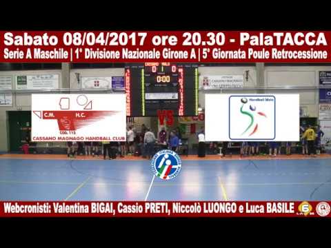 2017/04/08 Cassano Magnago HC vs Malo handball pallamano