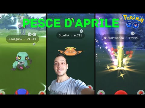 PESCE D'APRILE! Nuovi *SHINY* Croagunk, Stunfisk, Landorus! - POKÉMON GO ITA