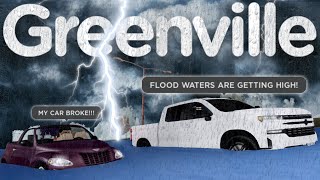 FLOOD/HURRICANE SPECIAL ROLEPLAY! (Super high flood waters) | Roblox Greenville Roleplay