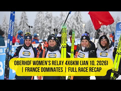 Biathlon: France Storms to Relay Gold in Oberhof! Women’s 4x6km | Highlights & Results