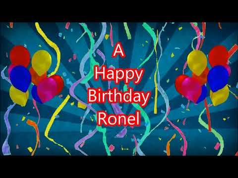 Ronel Happy Birthday blue sunbeam