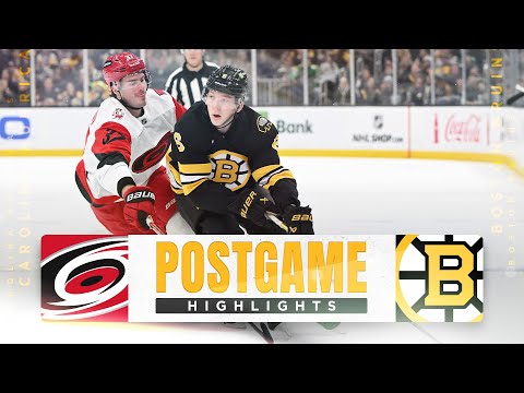 CONDENSED GAME: Boston Bruins vs. Carolina Hurricanes - 11/17/2025