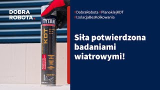 Termoizolacja dachu bez dziur i przecieków! Pianoklej dekarski Tytan Professional KDT