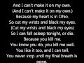 ohio is for lovers by hawthorne heights (lyrics)