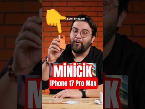 Mini replika iPhone 17 Pro Max testi #shortvideo #webtekno
