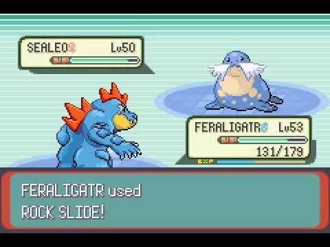 Ryudo vs Pokemon Emerald - Elite 4 Glacia