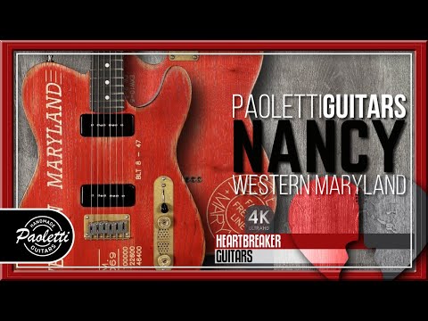 Paoletti Nancy Western Maryland Custom with Black P90 Pickups #92320 image 17