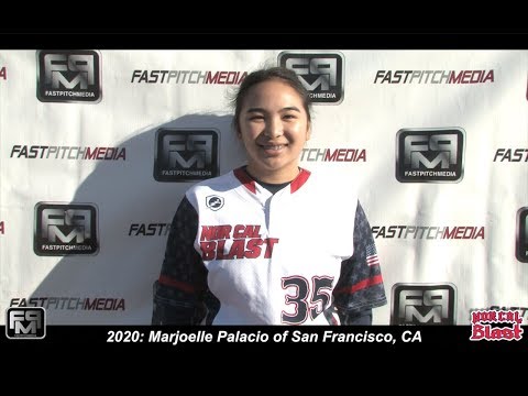 2020 Marjoelle Palacio Second Base and Outfield Softball Skills Video - Norcal Blast