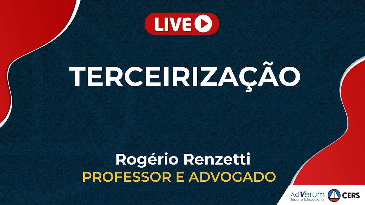 Terceirização | Prof. Rogério Renzetti