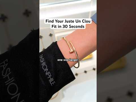 How to Find Your Juste Un Clou Bracelet Size