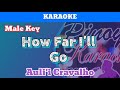 How Far I'll Go by Auli'i Cravalho (Karaoke : Male Key)