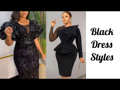Beautiful Black Dresses/Dinner Gown Styles